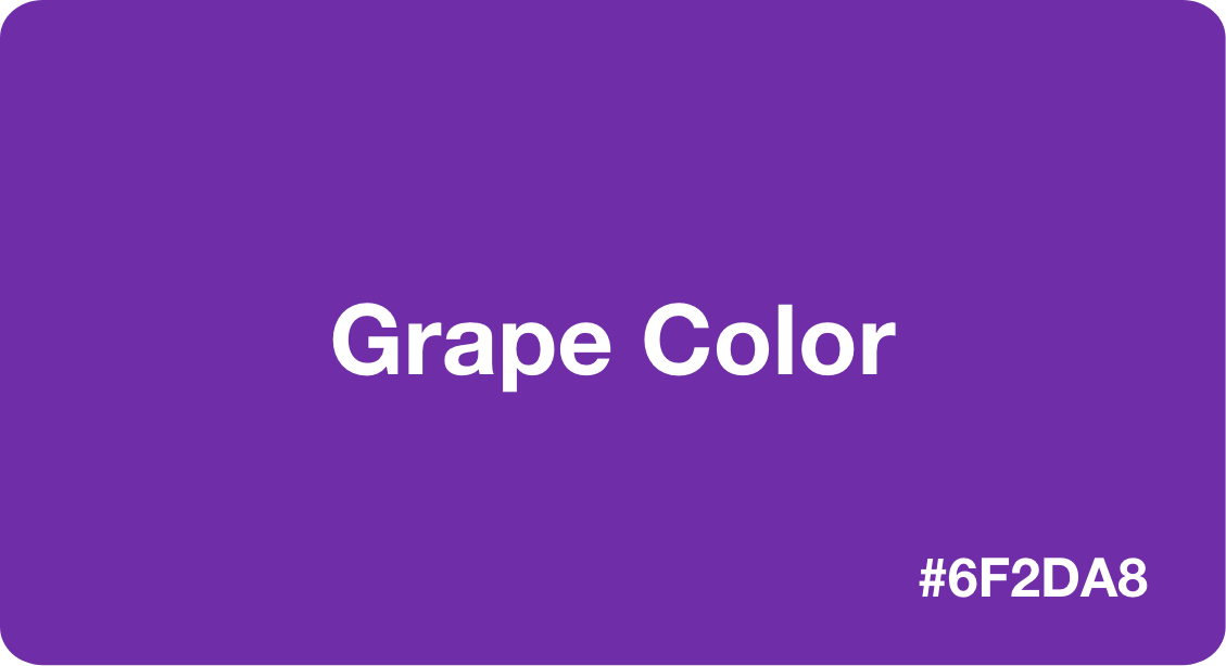 Grape Color Best Practices, Color Codes, Palettes & More!